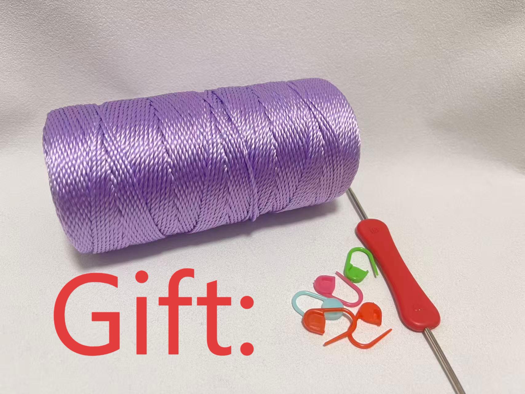 Art Craft Yarn - 1.5 مللي متر 200 متر الملونة