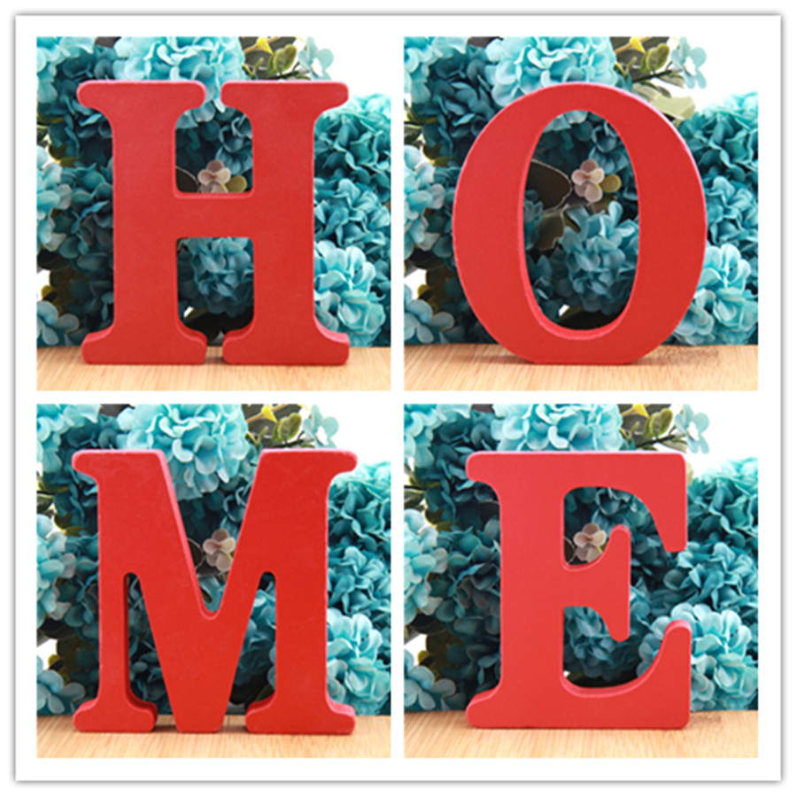 Letter S Art Craft - 1 قطعة 10CMX10CM الأحمر الفن كرافت