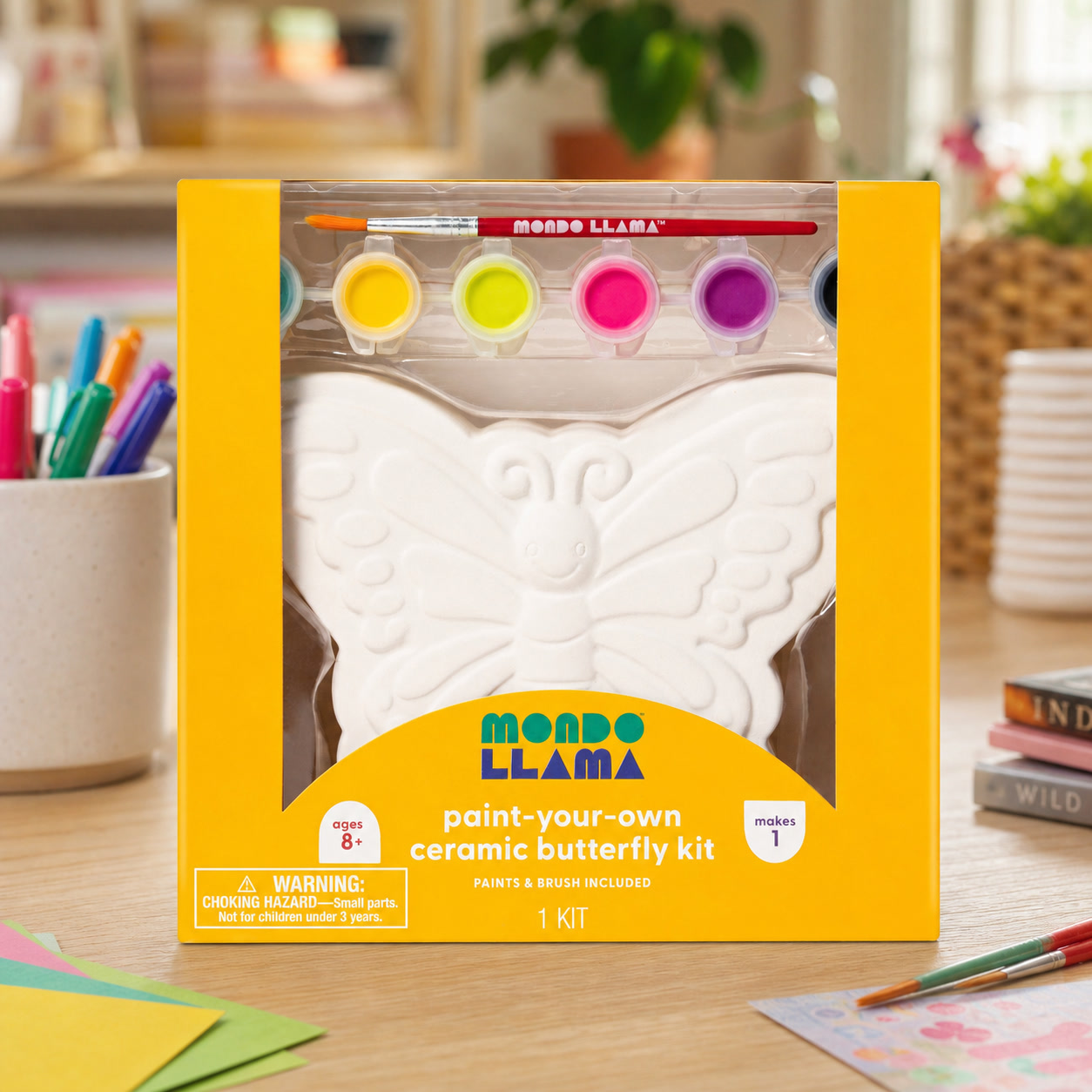 Art Craft Kits For Kids - مجموعة أدوات صنع فراشة خزفية يمكنك