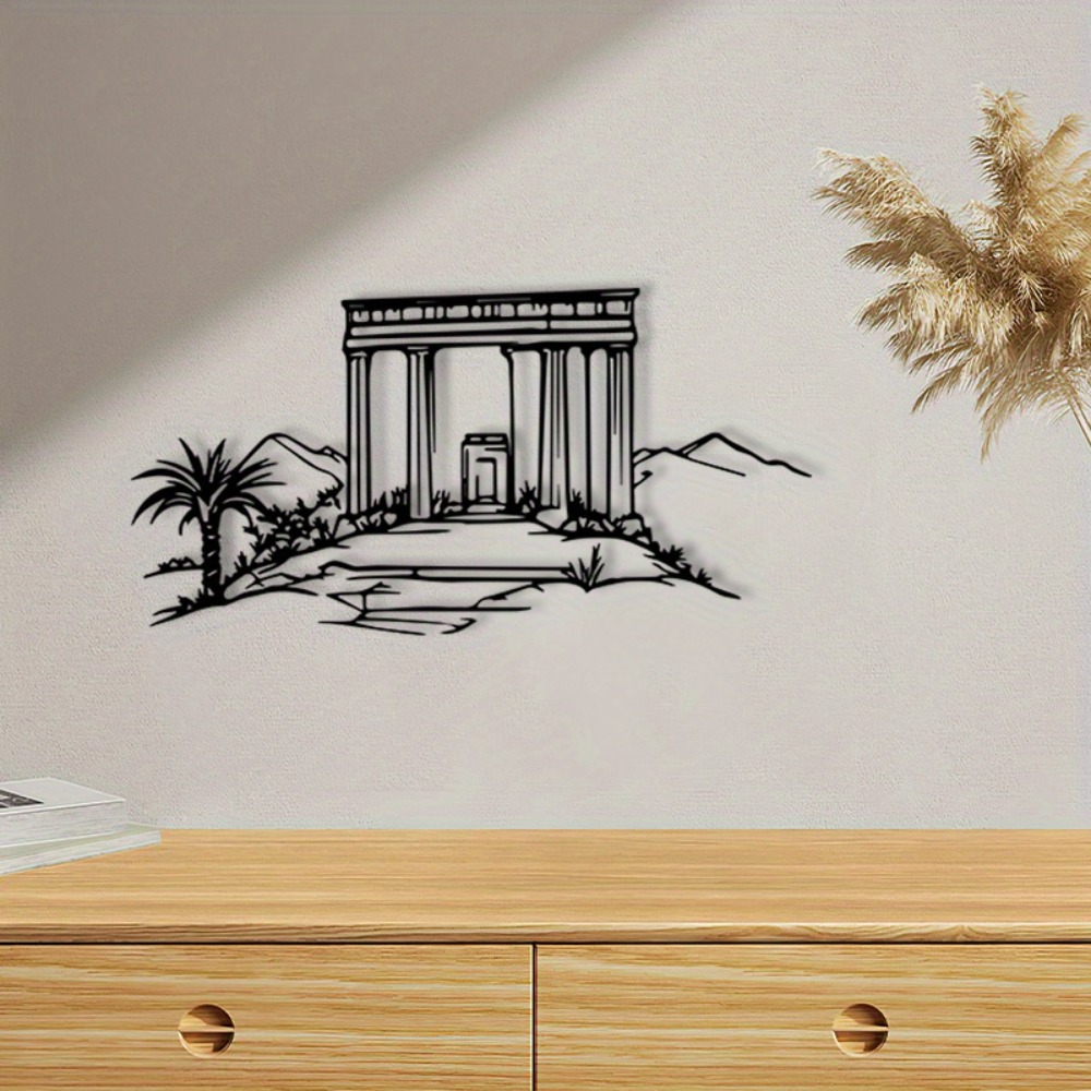 Art & Craft World - لوحة جدارية معدنية من CIFBUY بتصميم