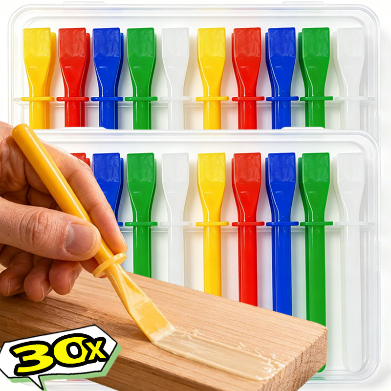 Art Craft Stick - 30/10 قطعة فرشاة لصق يدوية، أدوات