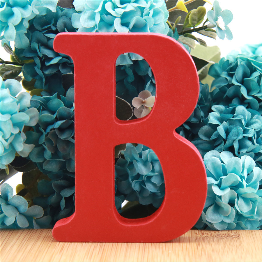 1 قطعة 10CMX10CM الأحمر الفن ك - مراجعة Letter S Art Craft وسعره