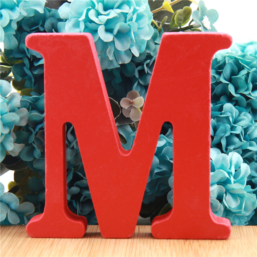 1 قطعة 10CMX10CM الأحمر الفن ك - مراجعة Letter S Art Craft وسعره