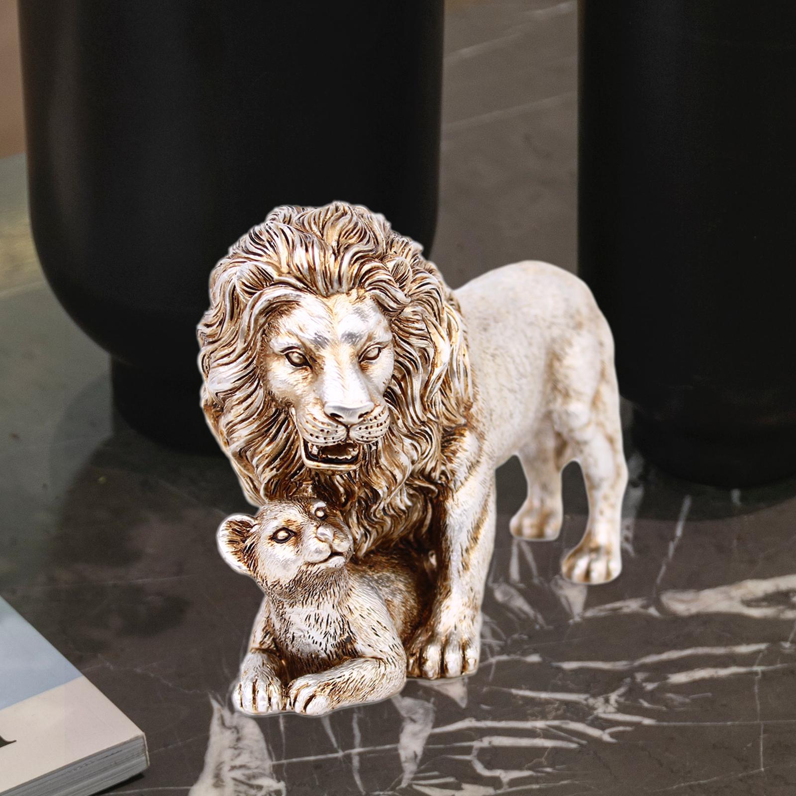 تمثال الأسد لتزيين المنزل ديكو - مراجعة Art Craft Lion وسعره