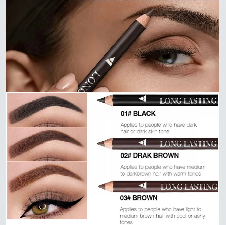 6/12 قطعة قلم حواجب العين مقاو - مراجعة Colored Pencil Professional وسعره