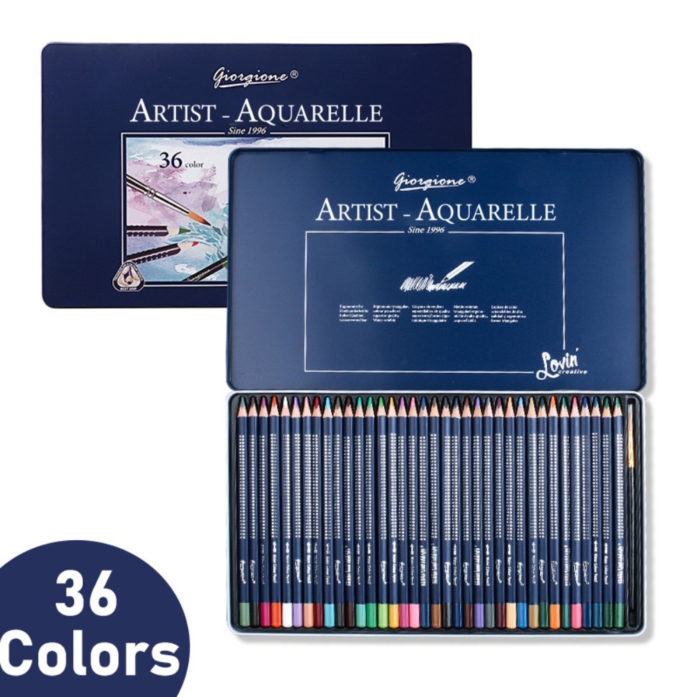 مجموعة أقلام خشبية 12/24/36 لو - مراجعة Colored Pencil Professional وسعره
