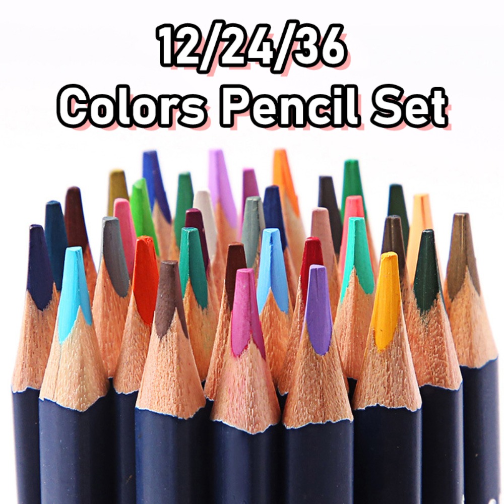 مجموعة أقلام خشبية 12/24/36 لو - مراجعة Colored Pencil Professional وسعره