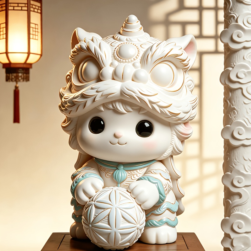 تمثال ديكور قابل للتلوين بنفسك - مراجعة Art Craft Lion وسعره