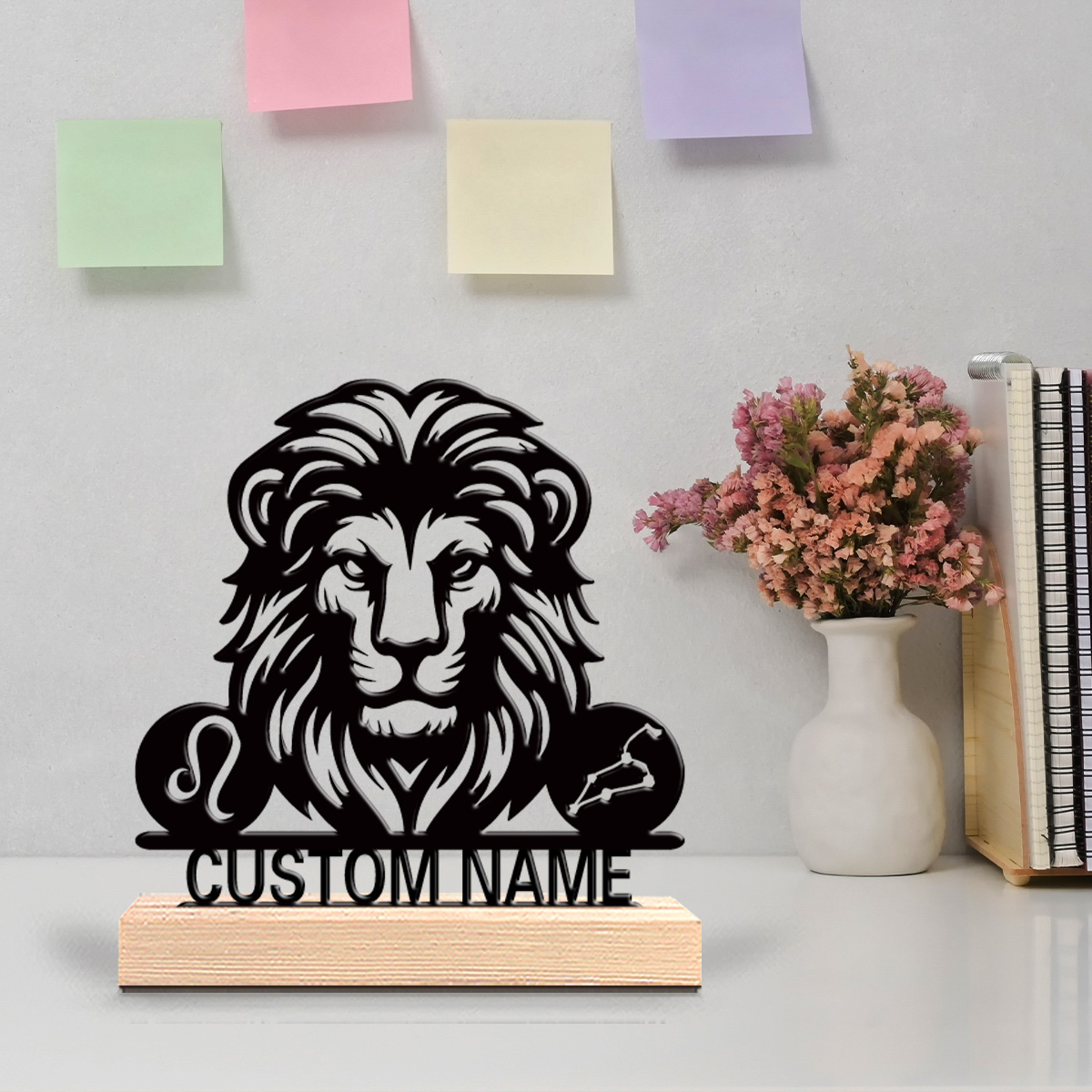 تمثال أسد معدني مخصص بالاسم مع - مراجعة Art Craft Lion وسعره