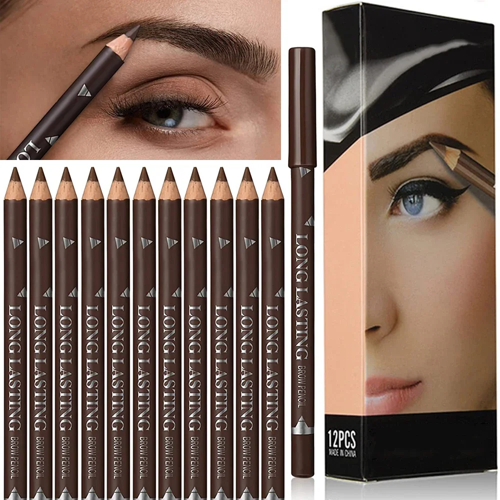 6/12 قطعة قلم حواجب العين مقاو - مراجعة Colored Pencil Professional وسعره