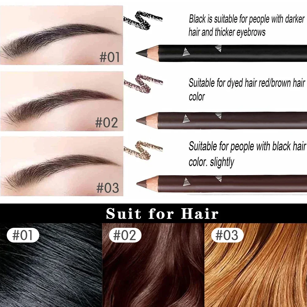 6/12 قطعة قلم حواجب العين مقاو - مراجعة Colored Pencil Professional وسعره