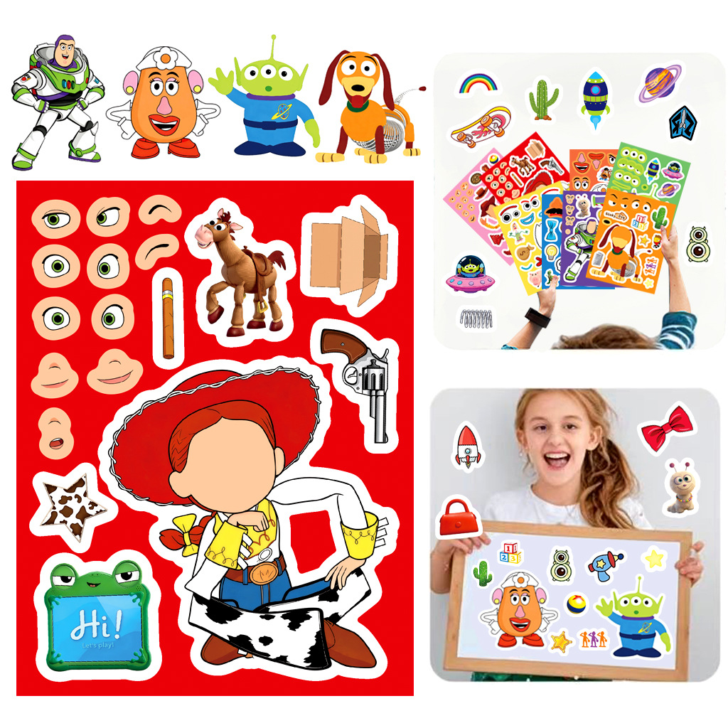 ملصقات تشكيل الوجوه من فيلم تو - مراجعة Art Craft Materials وسعره