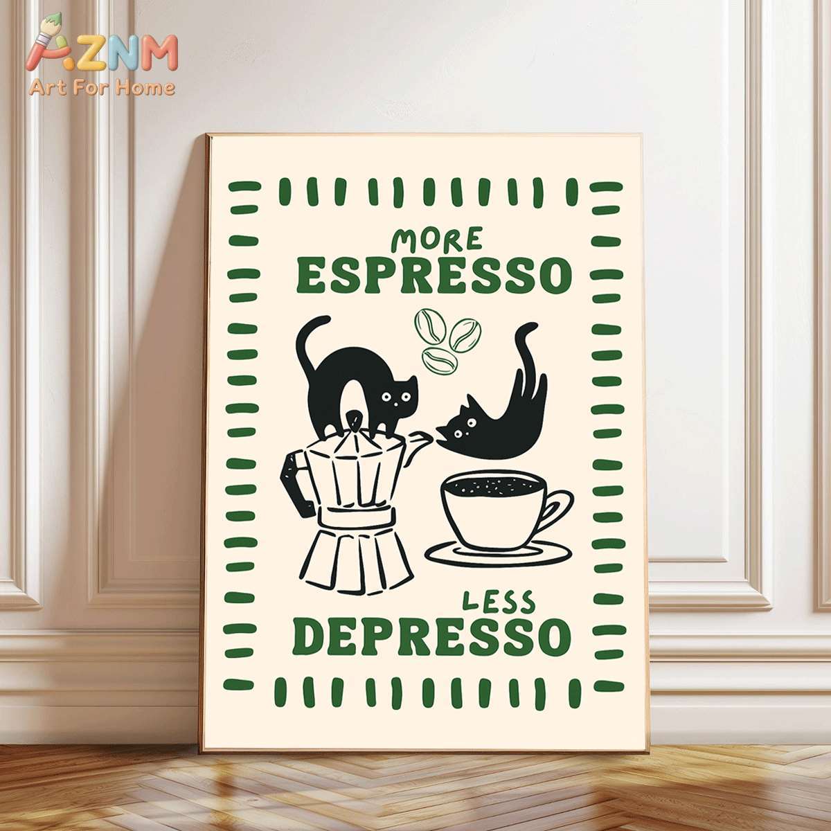 لوحة جدارية قماشية من AZNM بتص - مراجعة Art Craft Kitchen وسعره