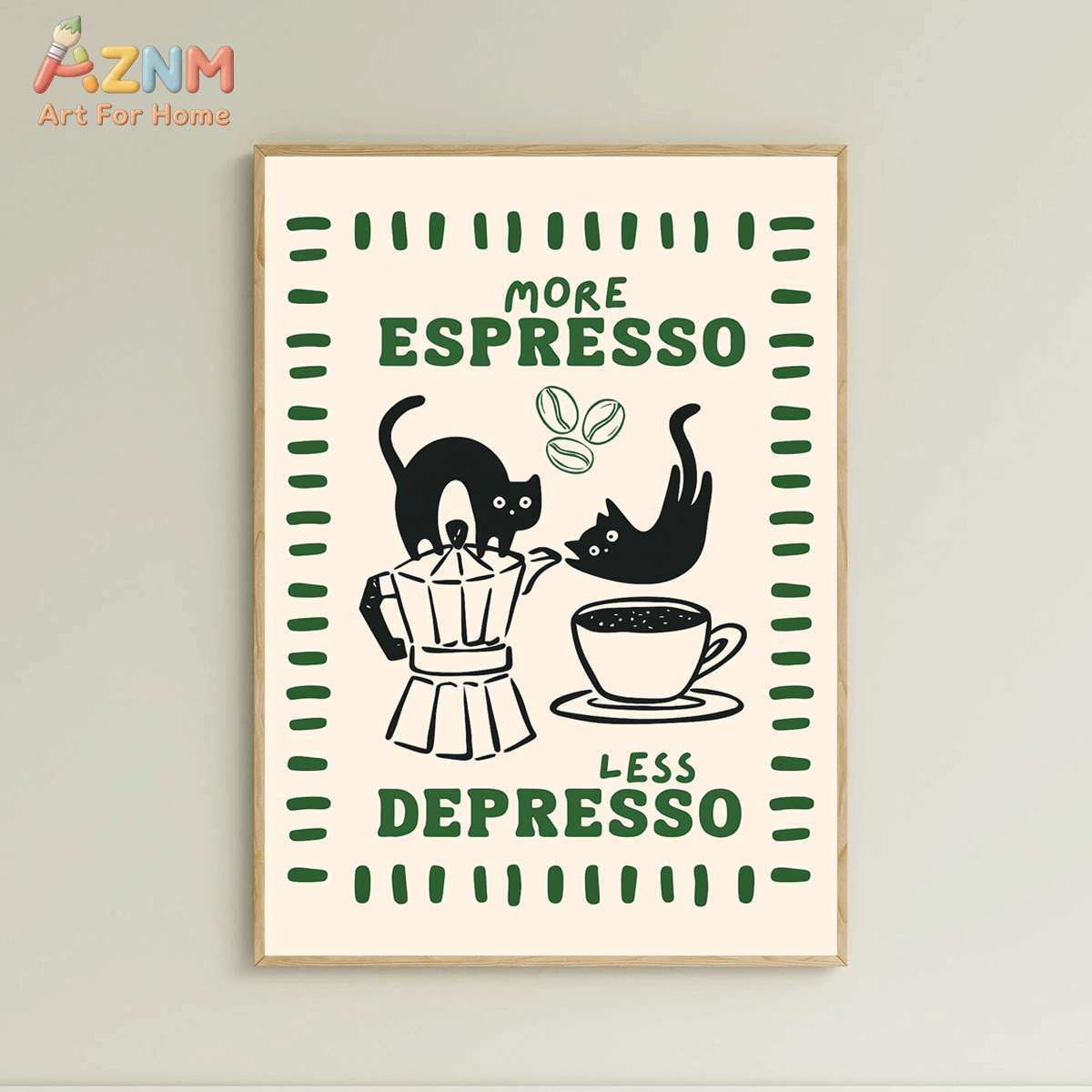 لوحة جدارية قماشية من AZNM بتص - مراجعة Art Craft Kitchen وسعره