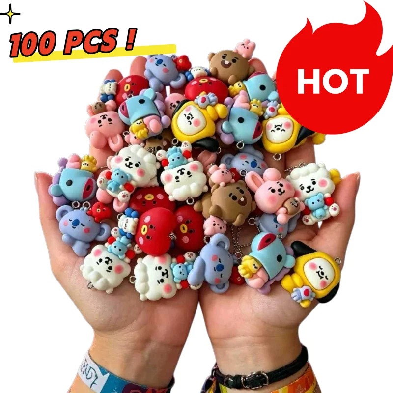 7 قطع من إكسسوارات BT21 الكرتو - مراجعة Art Craft Materials وسعره
