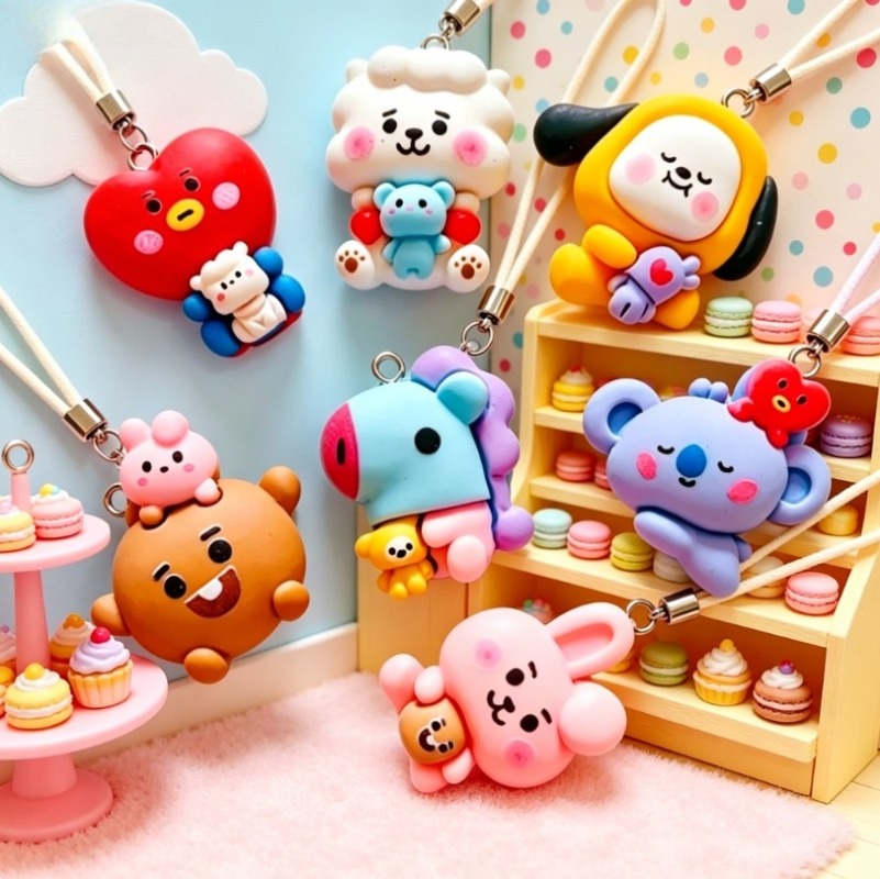 7 قطع من إكسسوارات BT21 الكرتو - مراجعة Art Craft Materials وسعره