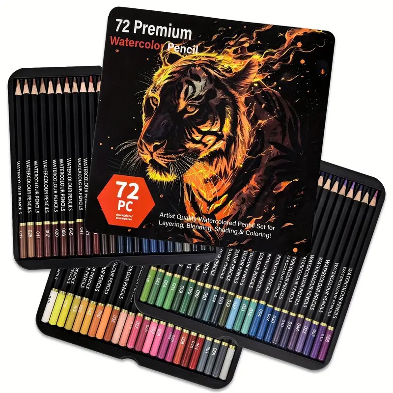 Brutfuner 72 قلم ألوان مائية - - مراجعة Colored Pencil Professional وسعره