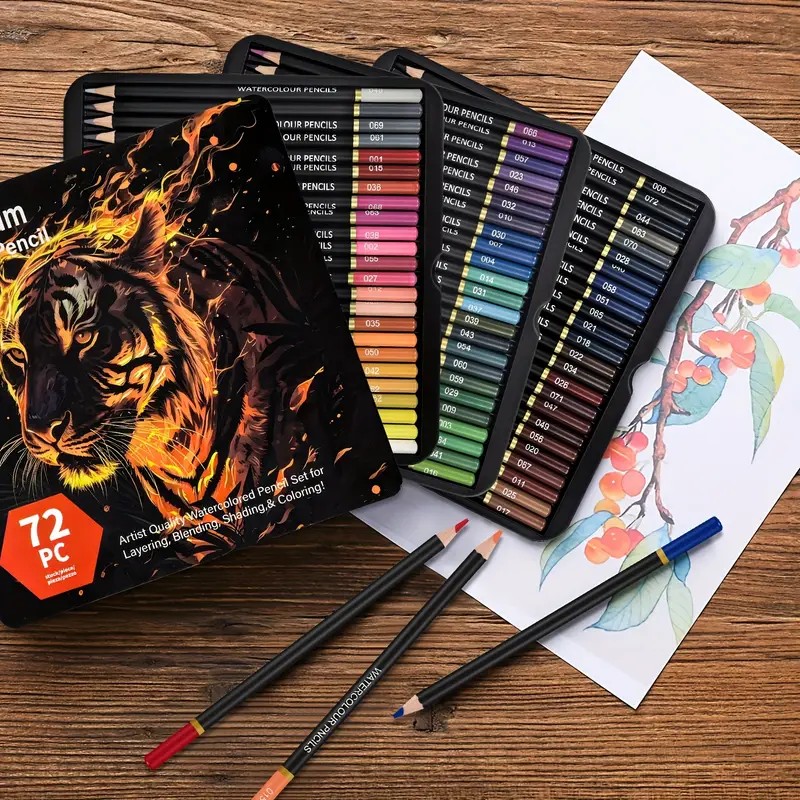 Brutfuner 72 قلم ألوان مائية - - مراجعة Colored Pencil Professional وسعره