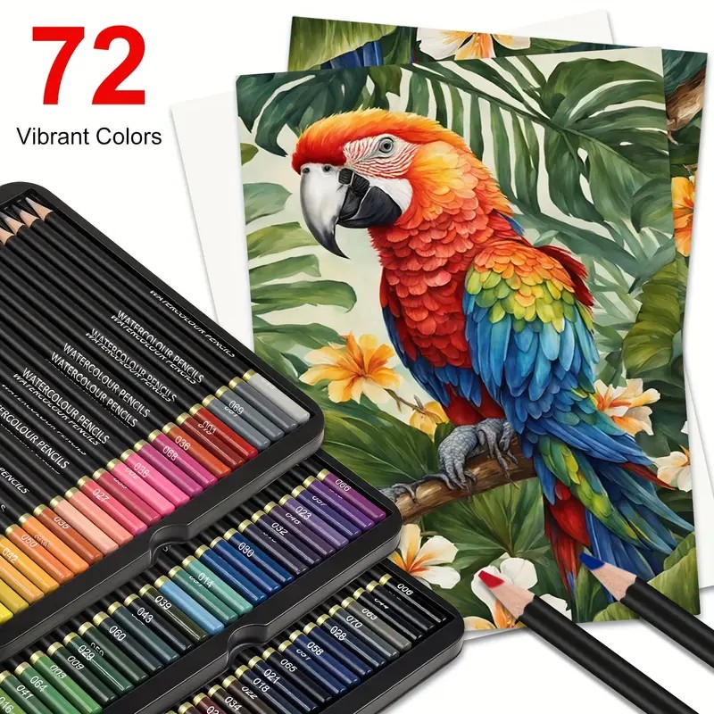 Brutfuner 72 قلم ألوان مائية - - مراجعة Colored Pencil Professional وسعره