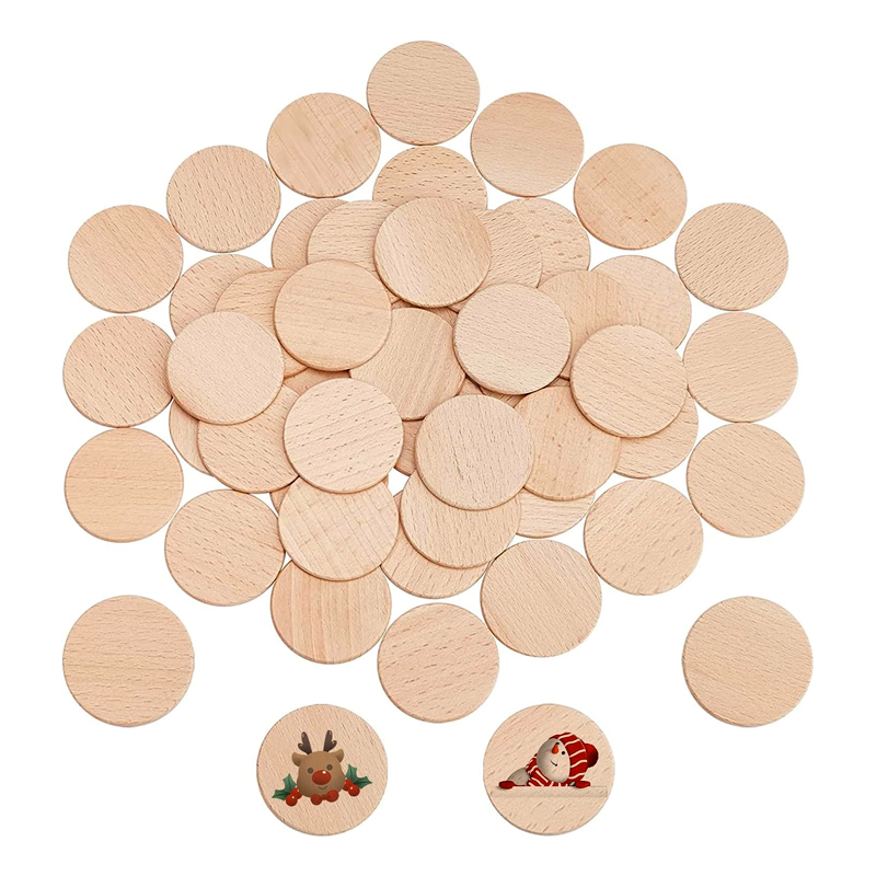 عملات دائرية من خشب الزان الطب - مراجعة Letter S Art Craft وسعره