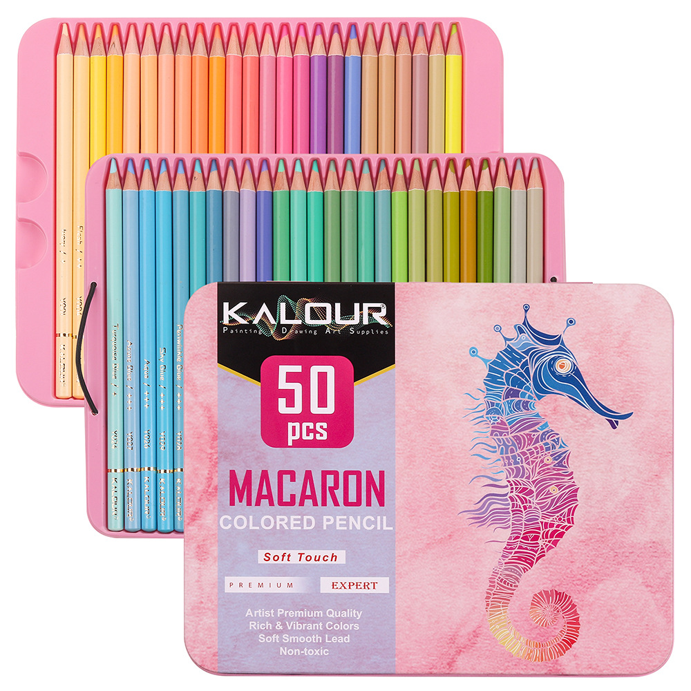 أقلام تلوين كالور 50 لونًا في  - مراجعة Colored Pencil Professional وسعره