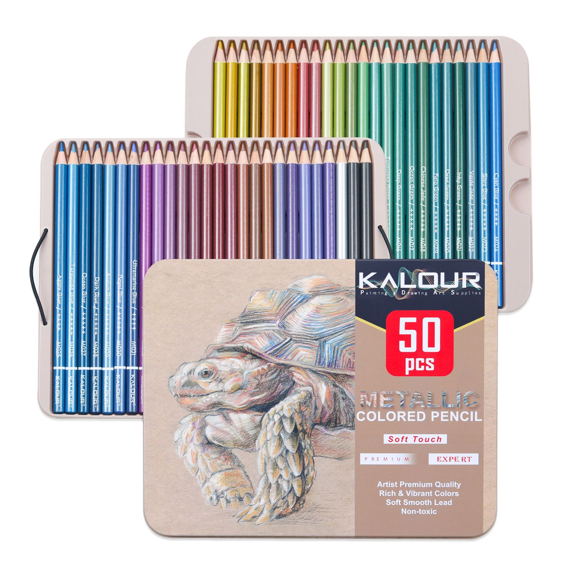أقلام تلوين كالور 50 لونًا في  - مراجعة Colored Pencil Professional وسعره