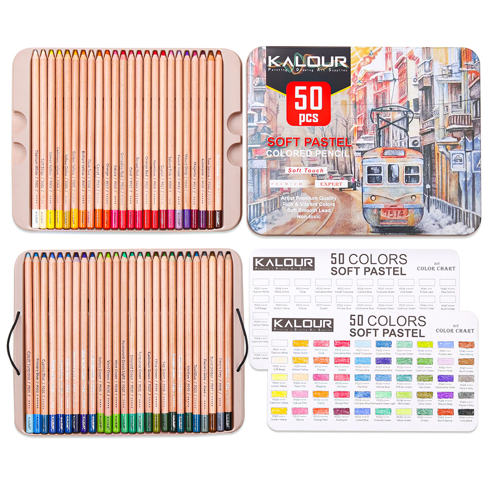 أقلام تلوين كالور 50 لونًا في  - مراجعة Colored Pencil Professional وسعره