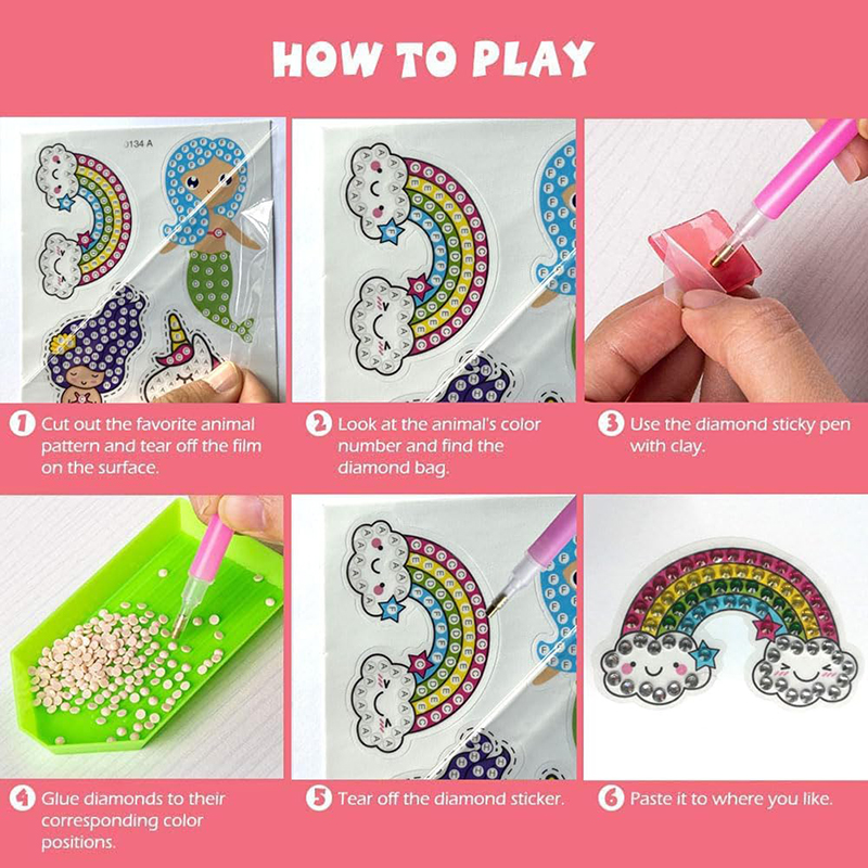 ملصقات رسم ماسية خماسية د للأط - مراجعة Art Craft Ideas With Paper وسعره