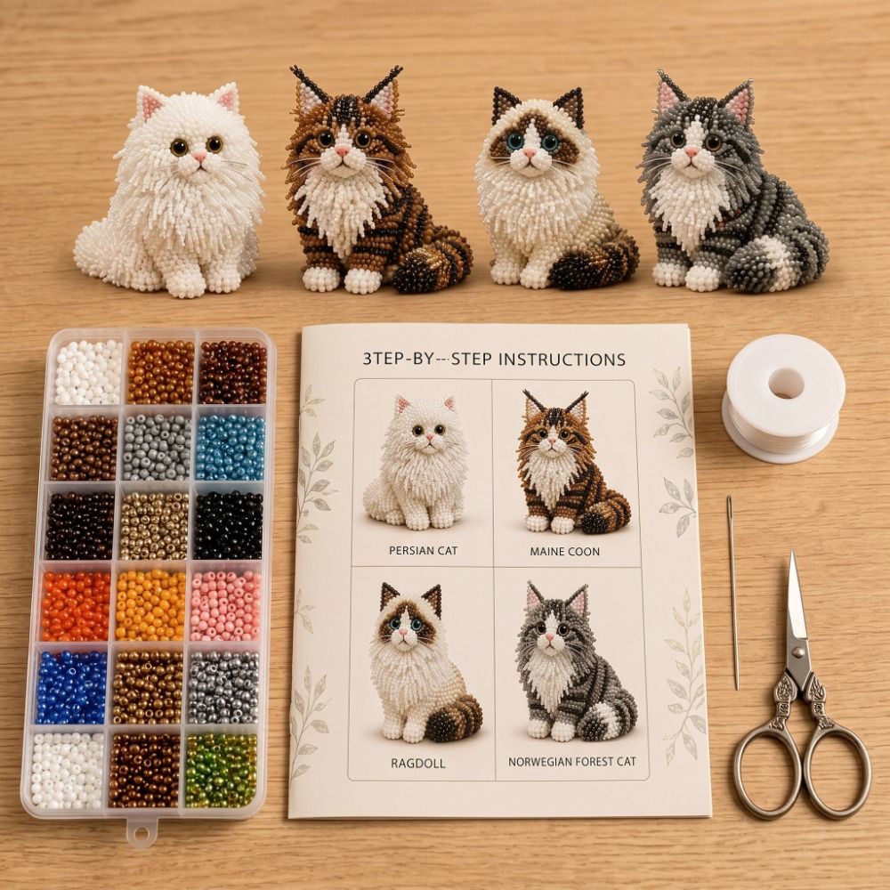 طقم تطريز الخرز اليدوي بتصميم  - مراجعة Art Craft Kits For Kids وسعره