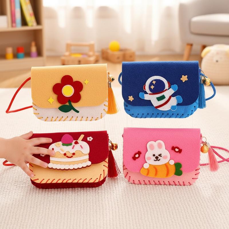 طقم صنع حقائب من اللباد للأطفا - مراجعة Art Craft Bag وسعره