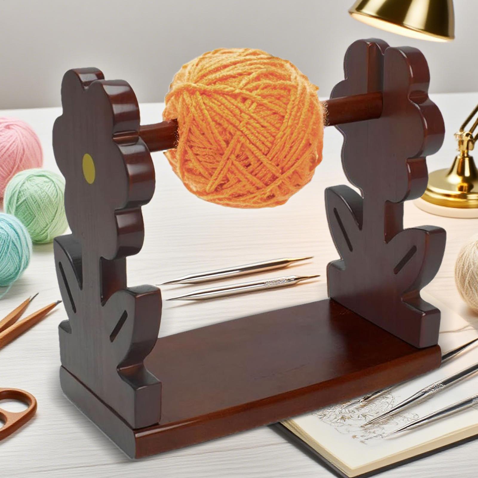 الكروشيه الغزل حامل غزل خشبي ح - مراجعة Art Craft Yarn وسعره